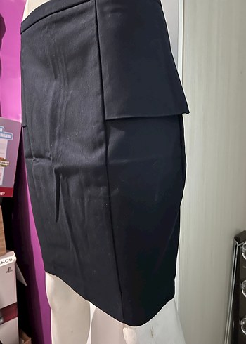 Lacivert Mini Kalem Etek - Görsel 3