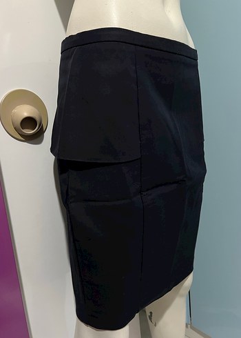 Lacivert Mini Kalem Etek - Görsel 2