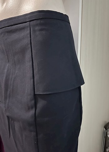 Lacivert Mini Kalem Etek - Görsel 4