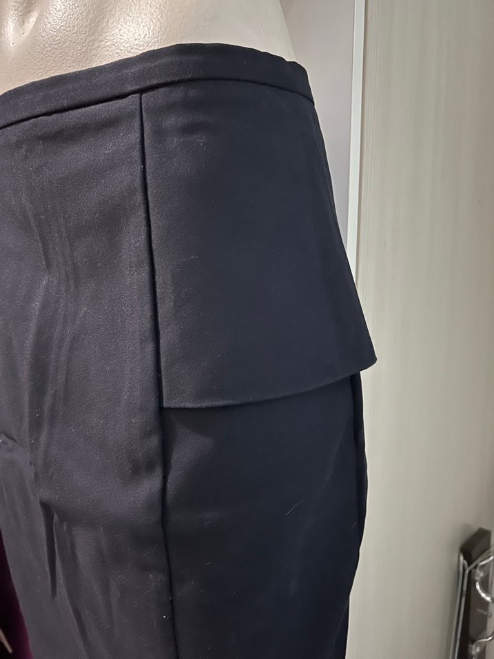 Lacivert Mini Kalem Etek - Görsel 4