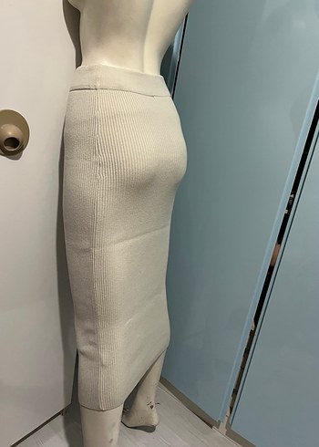 Kremrengi Triko Etek - Görsel 5