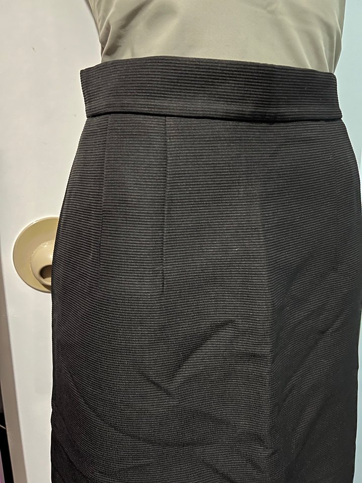 Siyah Beli Lastikli Mini Etek - Görsel 2