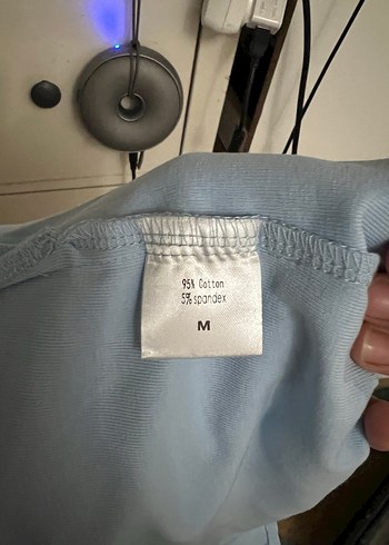 Mavi Baskılı Kısa Kollu Kadın Tişört - Görsel 6