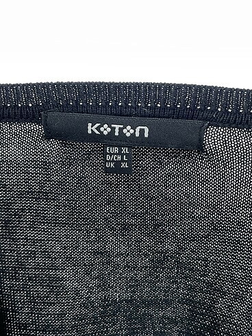 xl Beden siyah Renk Koton Kazak / Triko %70 İndirimli.
