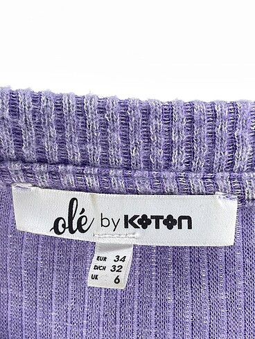 34 Beden mor Renk Koton Kısa Elbise %70 İndirimli.