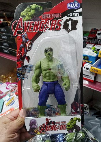17 cm ışıklı YEŞİL DEV HULK Karakteri BİRARADA