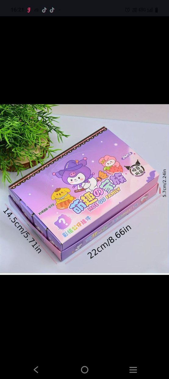 9 Renkli MOEOU Family anahtarlık Figürleri Seti - Görsel 5