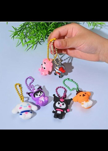 4 Sürpriz Kutu mini sanrio anahtarlık aksesuar. - Görsel 7