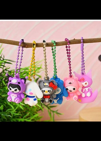 4 Sürpriz Kutu mini sanrio anahtarlık aksesuar. - Görsel 5