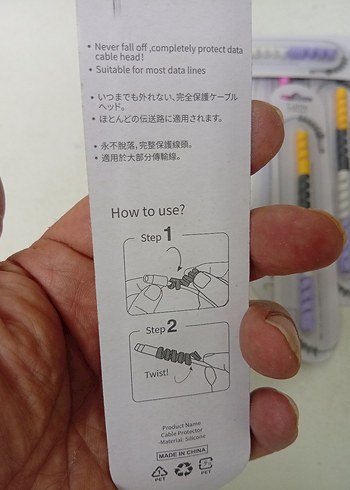 8 adet renkli Kablo koruyucusu seti - Görsel 5