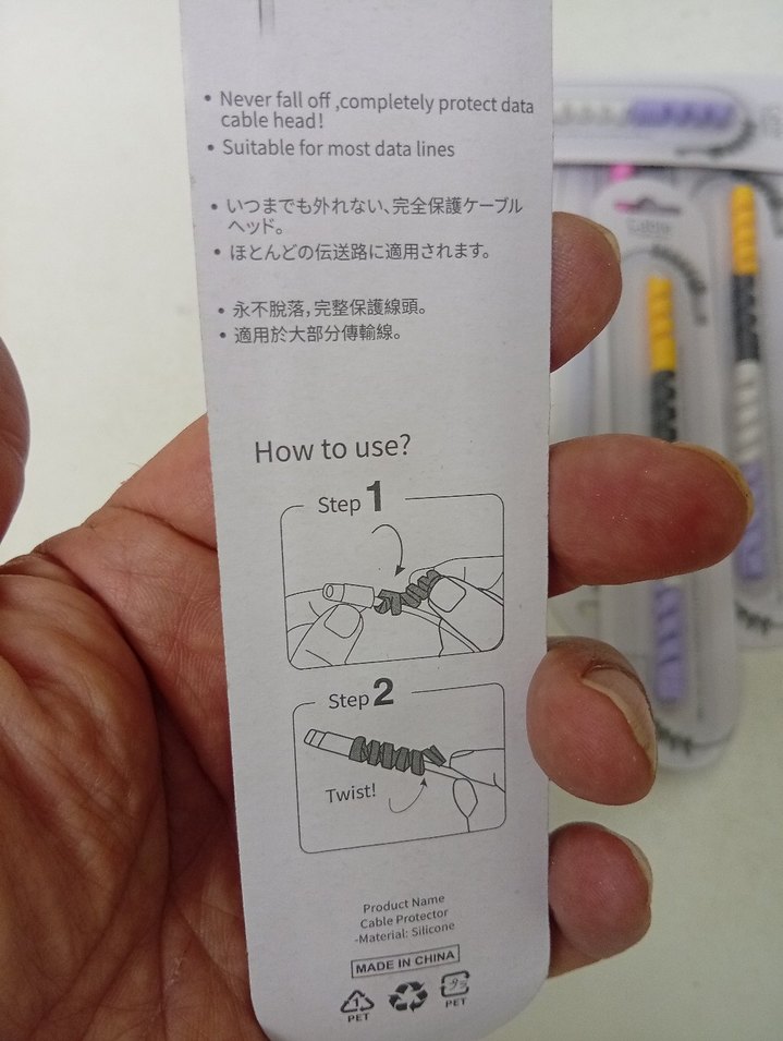 8 adet renkli Kablo koruyucusu seti - Görsel 5