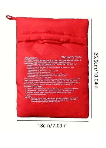 Sebzeler için Mikrodalga fırın poşeti - Görsel 3