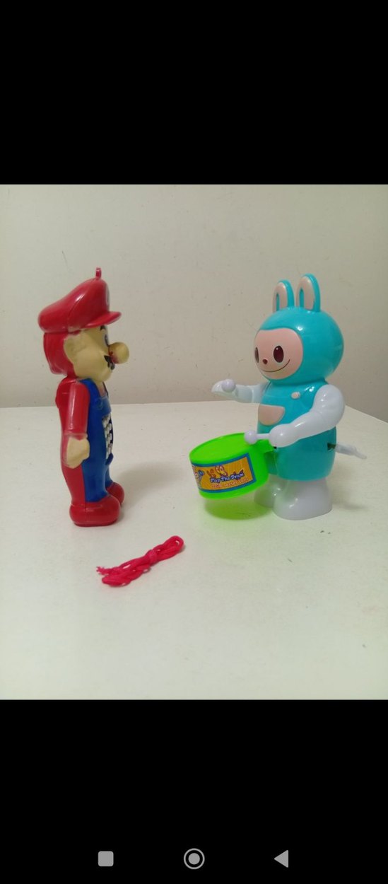 Super mario sesli Telefon ve Labubu Davulcu birarada - Görsel 2