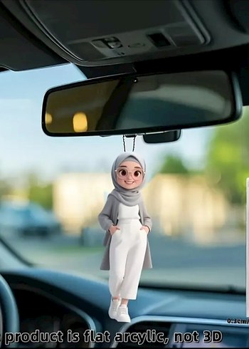 2D Bohem Kadın Figür Charm - Görsel 6