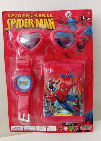 Örümcek Adam Temalı Kız Erkek Çocuk Aksesuar Seti - Görsel 2