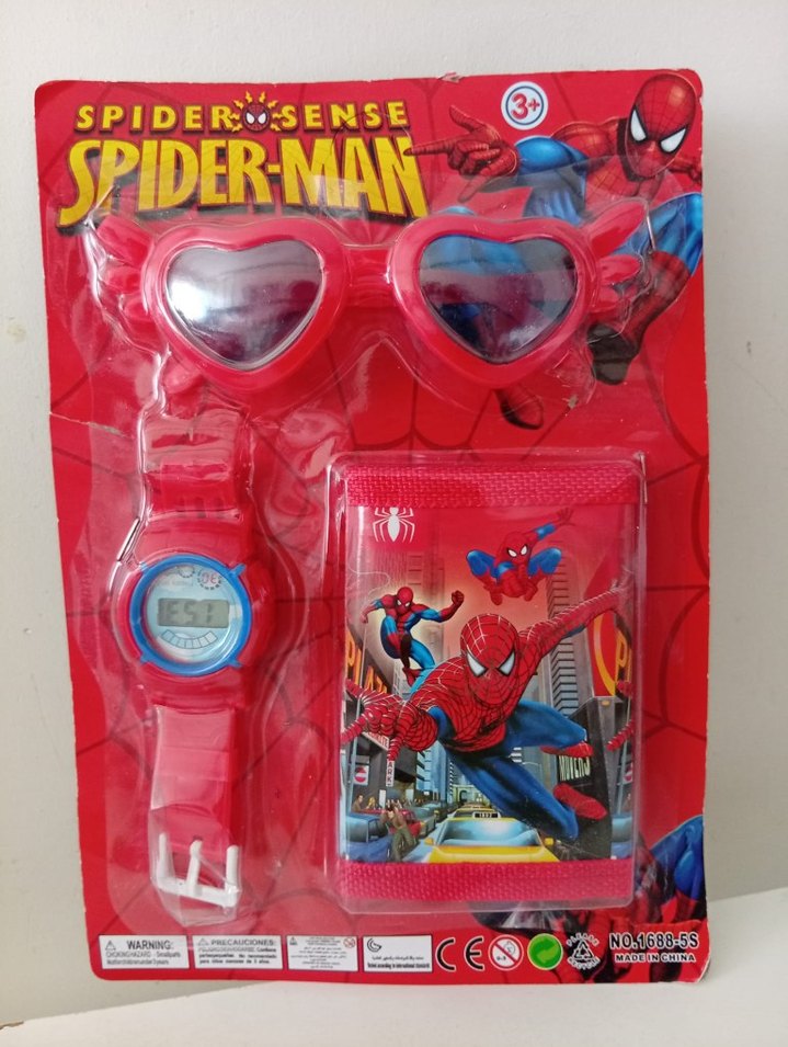 Örümcek Adam Temalı Kız Erkek Çocuk Aksesuar Seti - Görsel 2