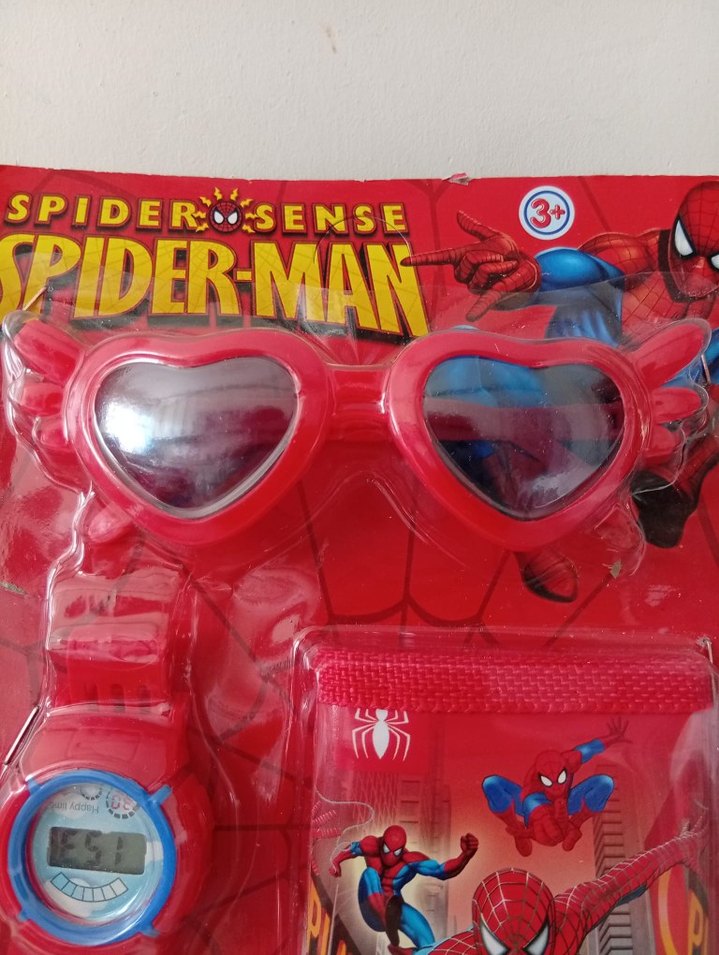 Örümcek Adam Temalı Kız Erkek Çocuk Aksesuar Seti - Görsel 5