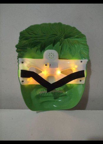  Renkli Işıklı Hulk Aksiyon Figürü Maskesi