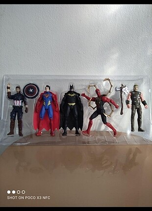 5 li 17 cm ışıklı Avengers Kahraman Seti