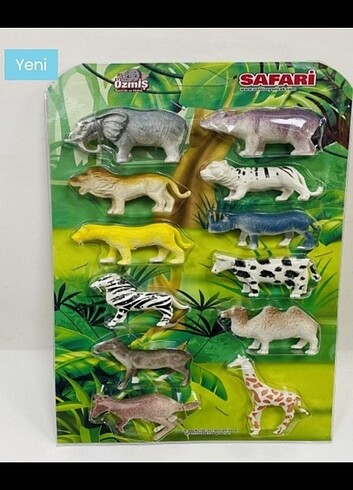 Safarii Orman Hayvanları Serisi 12 li set