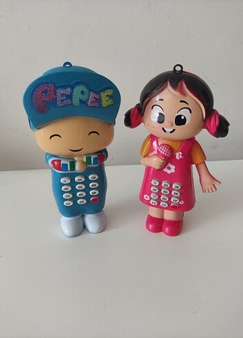 Niloya ve Pepee 15 cm Sesli pilli Telefon 