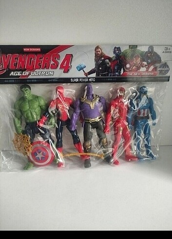 5 li 12 CM AVENGERS SETİ 