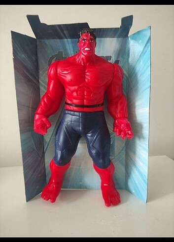  Beden 30 cm Sesli kırmızı Dev Hulk karakteri 