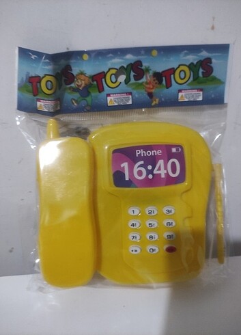  Beden Renk Pilli masa üstü OYUNCAK TELEFON