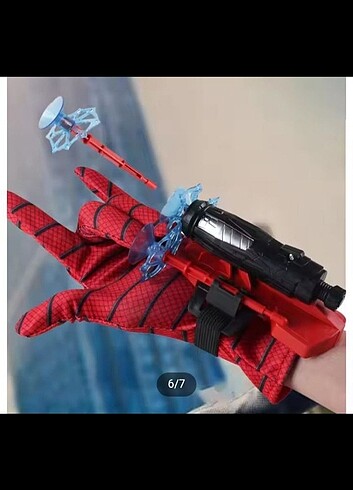 İp atan Spiderman Örümcek adam Eldiveni