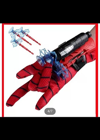 Beden İp atan Spiderman Örümcek adam Eldiveni