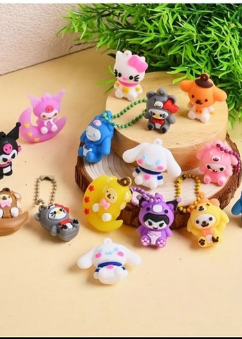 Beden Renk 7 Kutu mini sanrio anahtarlık aksesuar