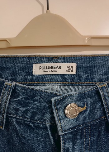 s Beden Kadın Koyu Mavi Straight Kot Pantolon