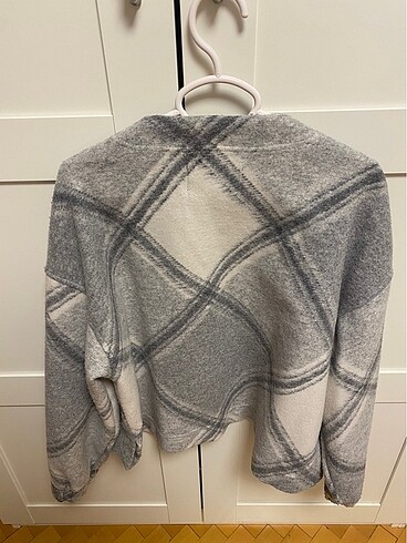 l Beden Stradivarius gri ceket
