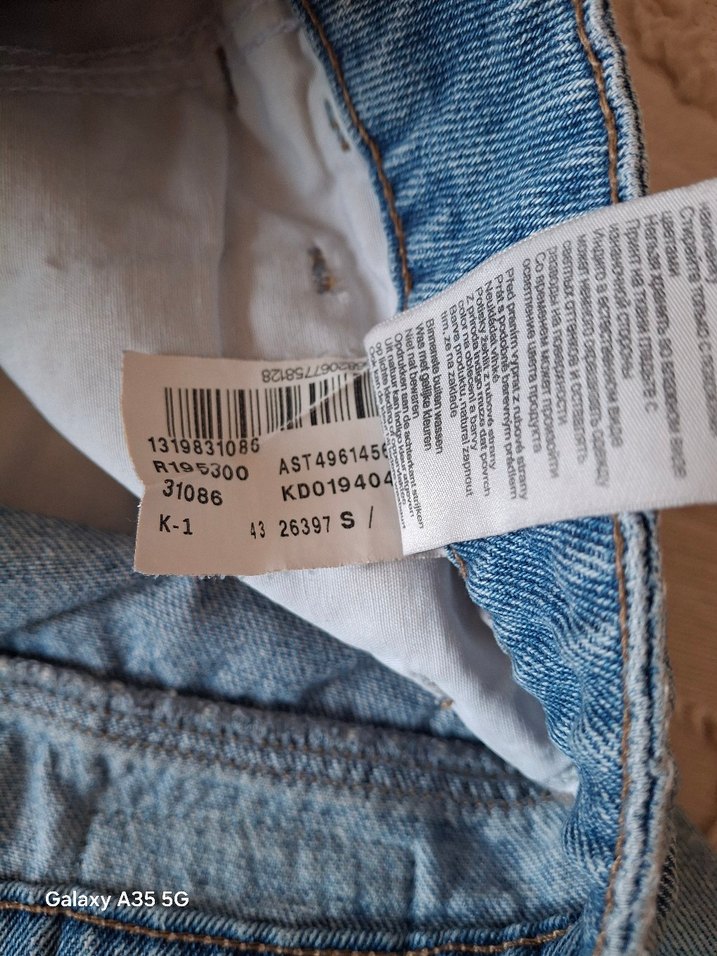 Mavi Denim Midi Etek Rahat Kesim, kusursuz, boyu: 53 cm, - Görsel 3