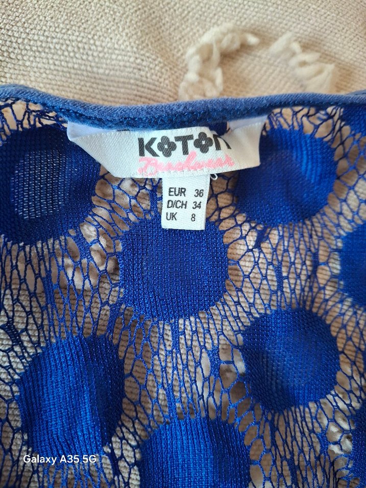 Dantel Detaylı plaj elbisesi - Görsel 4