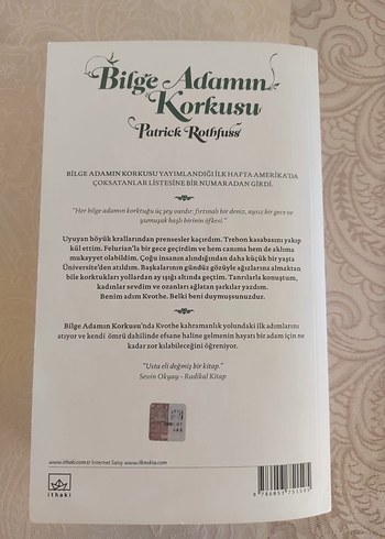 Bilge Adamın Korkusu - Patrick Rothfuss - Görsel 2