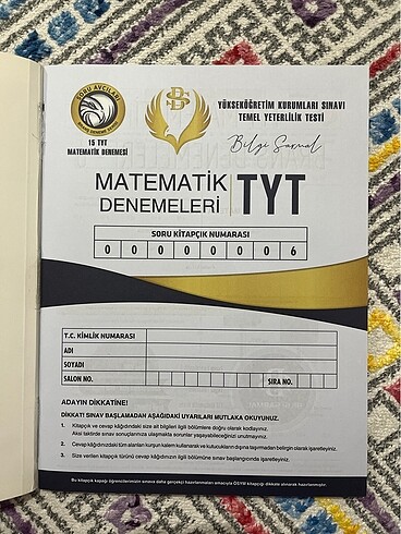  tyt matematik deneme bilgi sarmal