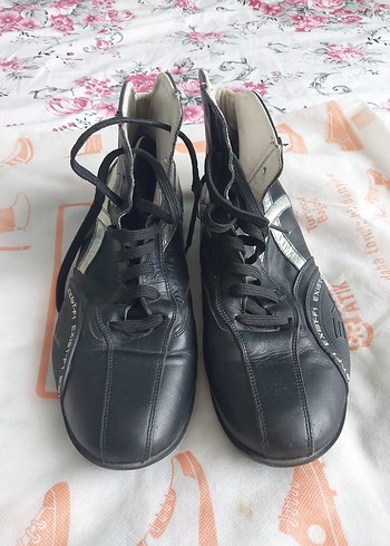 Beden Siyah Erkek Spor Ayakkabı Bağcıkları
