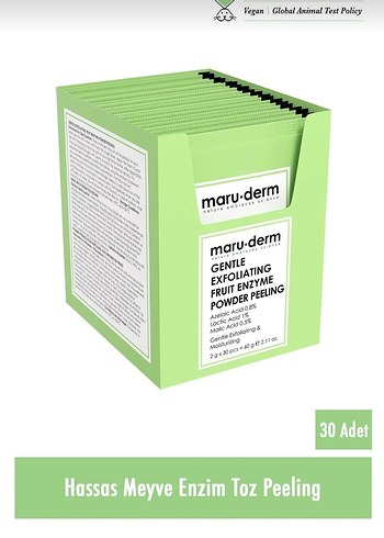 maru.derm Meyve Enzimli Toz Peeling - Görsel 2