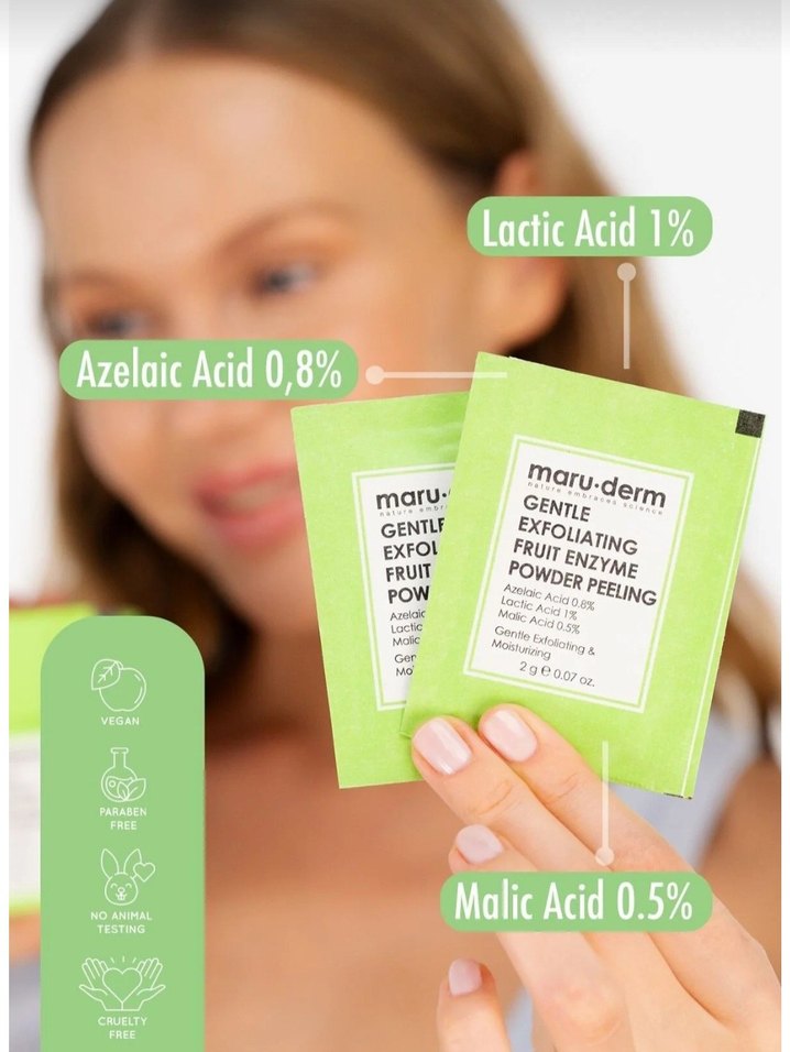 maru.derm Meyve Enzimli Toz Peeling - Görsel 4