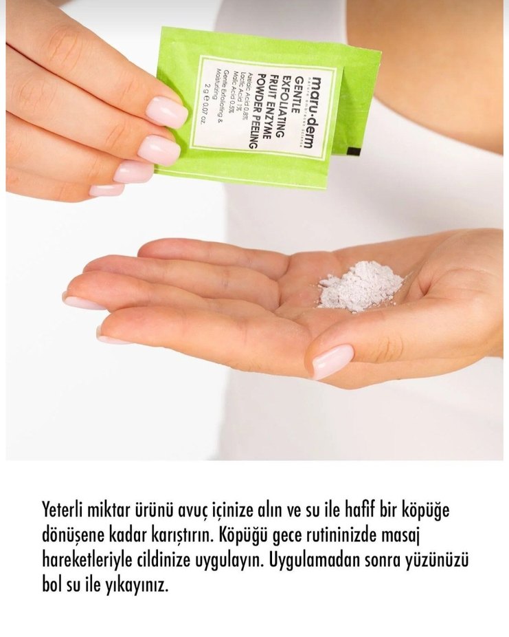maru.derm Meyve Enzimli Toz Peeling - Görsel 3