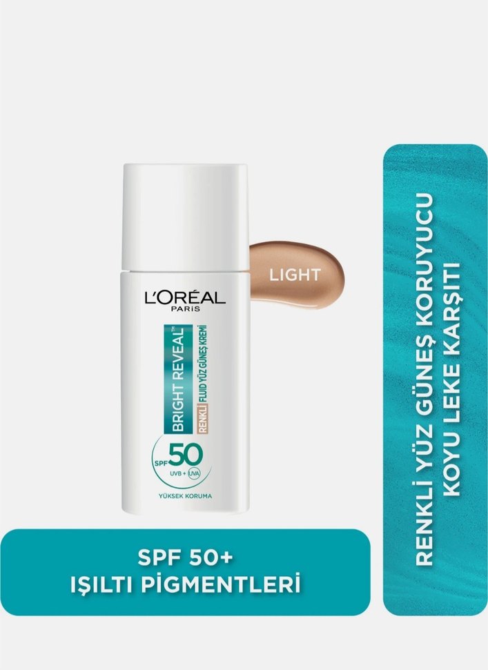 L'Oréal Bright Reveal Renkli Yüz Güneş Kremi SPF 50 - Görsel 2