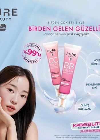 Pure Beauty BB Cream 02 Natural Beige - Görsel 3