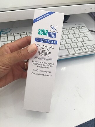 Sebamed temizleme köpüğü