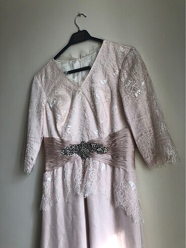 Vintage dantelli elbise
