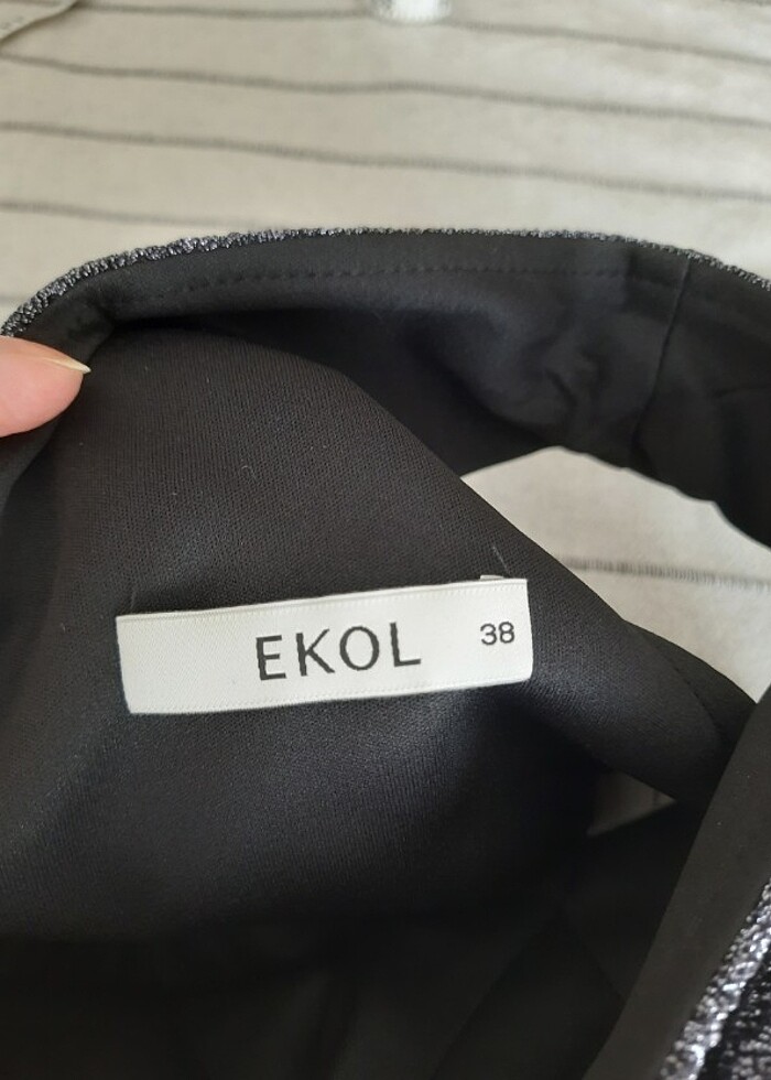 Ekol kadın gece elbisesi / kısa abiye - Görsel 5