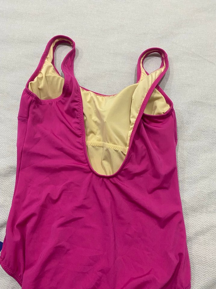 Pembe İnce Askılı Kadın Mayo - Görsel 2