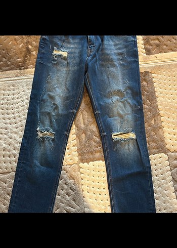 Mavi Kadın Düz Kesim Denim Pantolon - Görsel 2