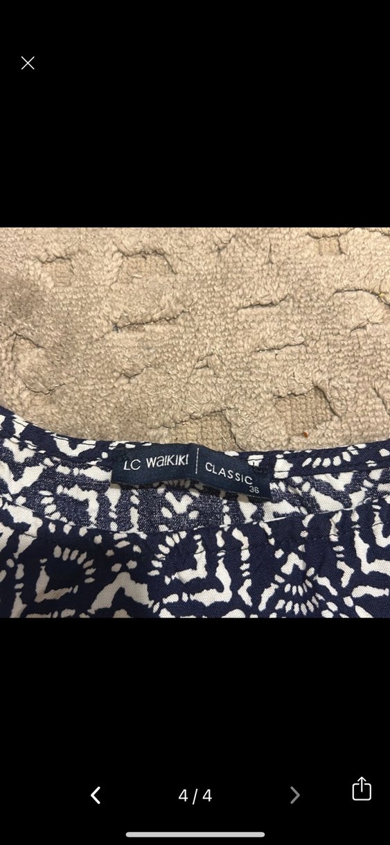 Lacivert Bohem Kemerli Uzun Elbise - Görsel 2