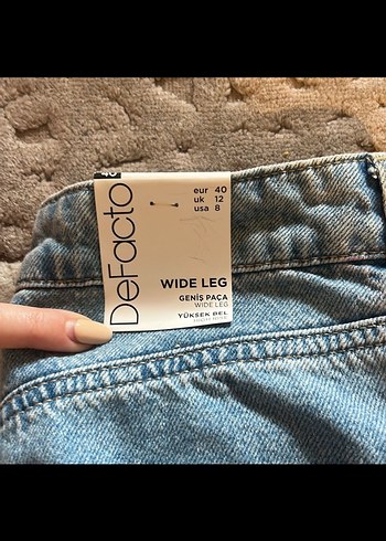 Kadın Mavi Denim Midi Kot Pantolon - Görsel 3